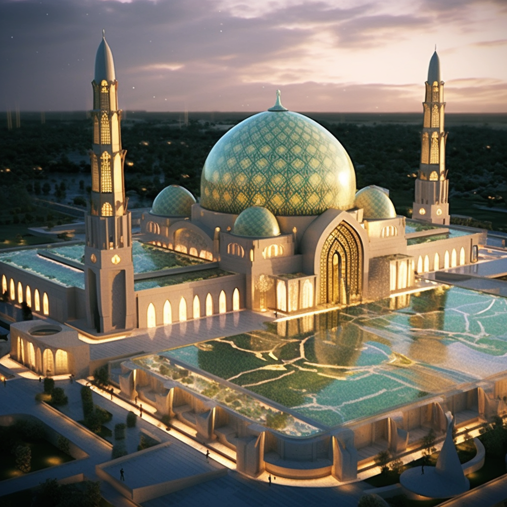 10 Imaginary Mosque Designs: Merging Rich History, Present, and Future Through AI-Inspired Concepts